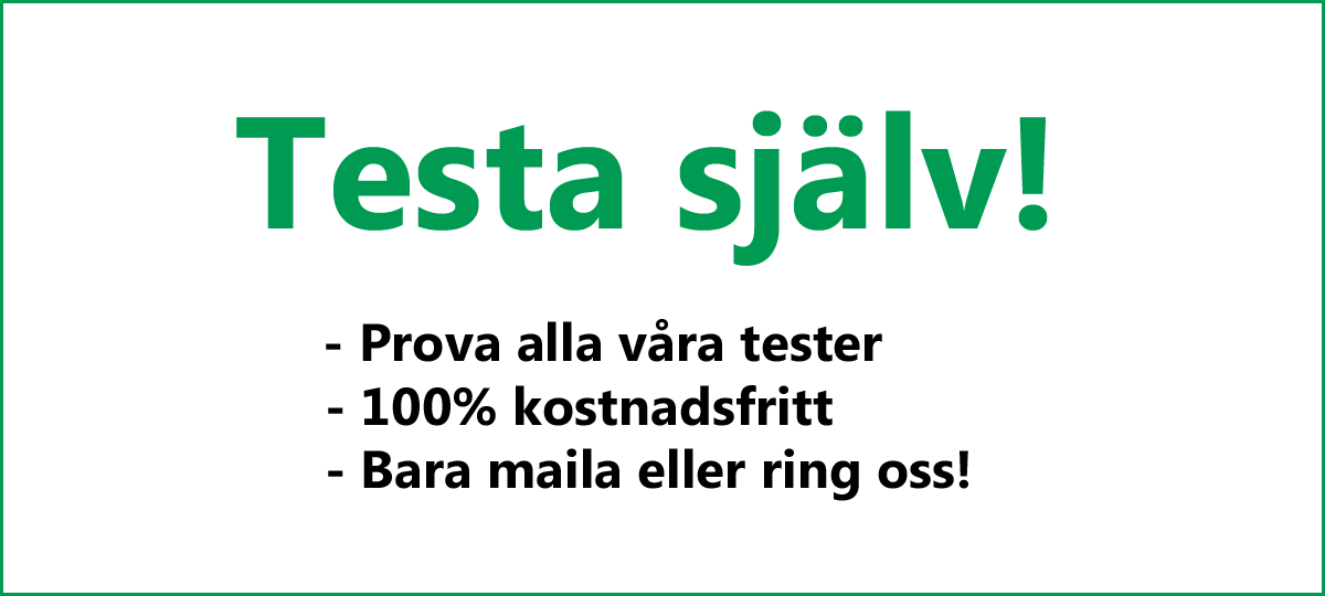 RASP Big Five+ - Testa själv - Helt kostnadsfritt / gratis!