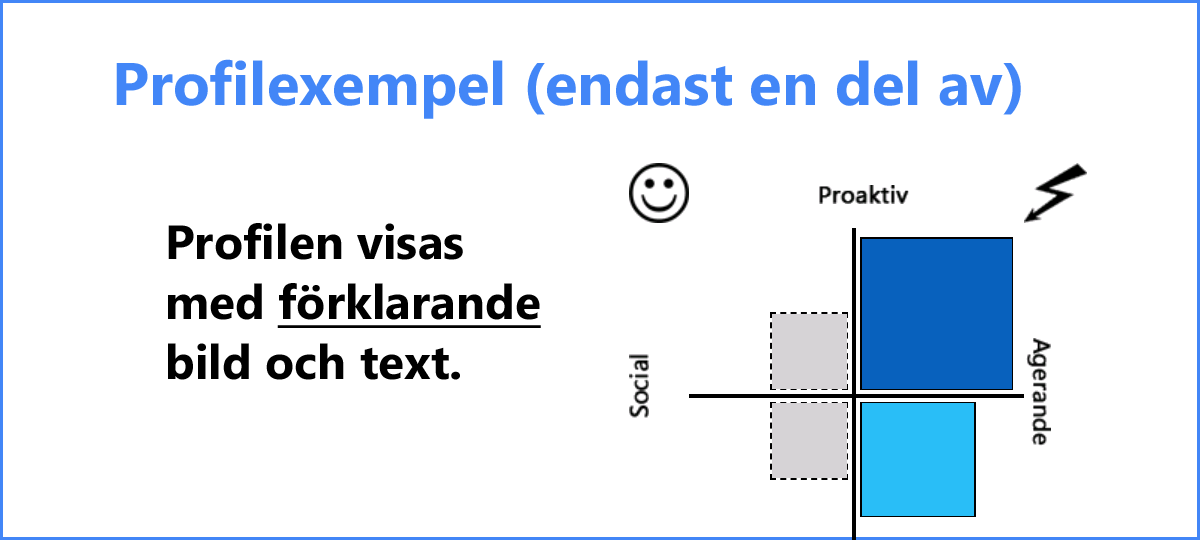 RASP Personlighetstest - Profilexempel Proaktiv och Agerande